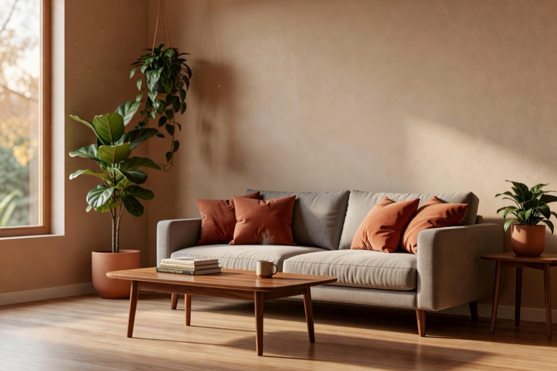 AI living room design